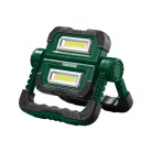 ParkSide PBBK 4 B1 4 x 1.5V elemes LED reflektor, fényvető, mágneses munkalámpa 2 db COB LED-el 700 lm 6500K, alkáli elemekkel