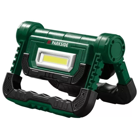 ParkSide PBBK 4 B1 4 x 1.5V elemes LED reflektor, fényvető, mágneses munkalámpa 2 db COB LED-el 700 lm 6500K, alkáli elemekkel