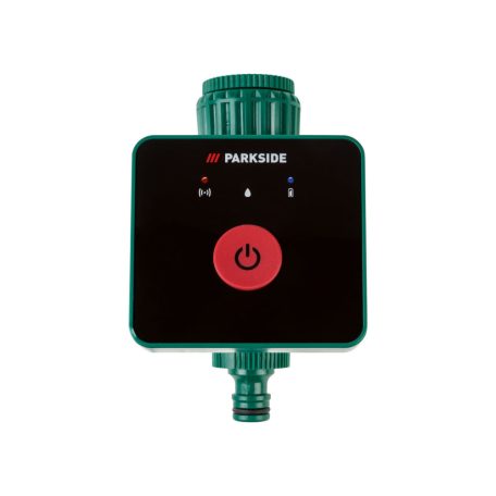 ParkSide PBB A1 Smart Bluetooth öntözésidőzítő, okostelefonnal (LIDL Home aplikációval) távvezérelhető okos öntözőóra, öntözésvezérlő automata, öntözőkomputer