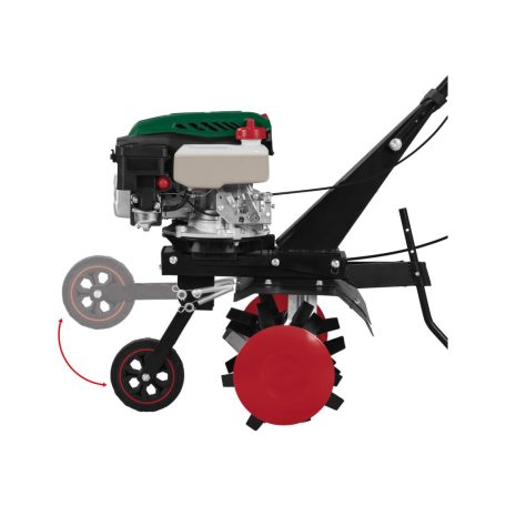 ParkSide PBGK 1400 F5 négyütemű benzinmotoros (robbanómotoros) rotációs kapa, 144.3 cm3 2.9 kW 3.94 LE  36 cm / 60 cm rotakapa, kapálógép 4 / 6 kapataggal, 26 cm munkamélységgel