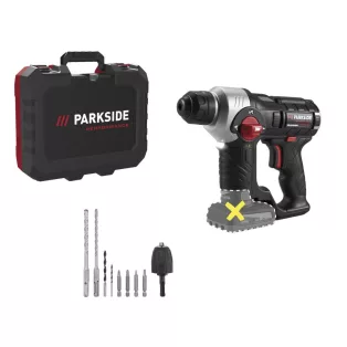   ParkSide Performance PBHAP 12 B1 SOLO X12V 12V 1.1J Brushless, akkus SDS+ tokmányos ütvefúró, fúrókalapács akku és töltő nélkül