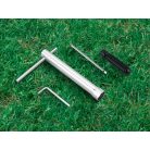 BONTOTT, használt ParkSide PBM 132 B1 négyütemű 132 cm3 benzinmotoros fűnyíró 41cm vágásszélességgel, 1.8 kW 2.45 PS benzines fűnyírógép (nem önjáró)