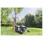 BONTOTT, kipróbált ParkSide PBRM 39 C2 négyütemű 131 cm3 3.3 LE benzinmotoros fűnyíró 39 cm vágásszélességgel, 2.4 kW 3.3 PS benzines fűnyírógép (nem önjáró)