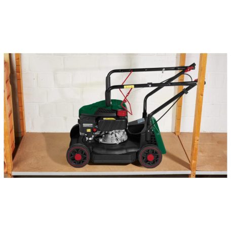 ParkSide PBRM 39 D3 négyütemű 127 cm3 2.7 LE benzinmotoros fűnyíró 39 cm vágásszélességgel, 2 kW 2.7 PS benzines fűnyírógép (nem önjáró)