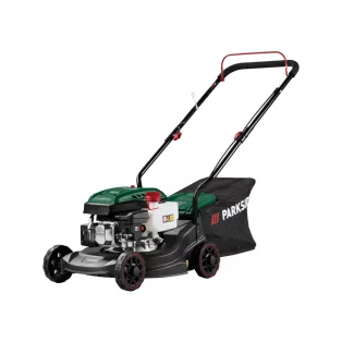   ParkSide PBRM 39 E4 négyütemű 131 cm3 2.4 kW 3.3 LE (PS) benzinmotoros fűnyíró 39 cm vágásszélességgel, benzines fűnyírógép (nem önjáró, 508992)