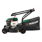 ParkSide PBRM 39 E4 négyütemű 131 cm3 2.4 kW 3.3 LE (PS) benzinmotoros fűnyíró 39 cm vágásszélességgel, benzines fűnyírógép (nem önjáró, 508992)