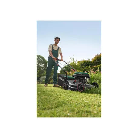 ParkSide PBRM 39 E4 négyütemű 131 cm3 2.4 kW 3.3 LE (PS) benzinmotoros fűnyíró 39 cm vágásszélességgel, benzines fűnyírógép (nem önjáró, 508992)