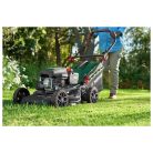 ParkSide PBRM 43 B2 négyütemű 150 ccm 3.5 LE benzinmotoros fűnyíró 43 cm vágásszélességgel, 2.6 kW benzines fűnyírógép (nem önjáró)