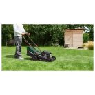 ParkSide PBRM 43 B2 négyütemű 150 ccm 3.5 LE benzinmotoros fűnyíró 43 cm vágásszélességgel, 2.6 kW benzines fűnyírógép (nem önjáró)
