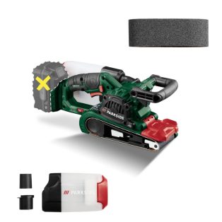   ParkSide PBSDA 20-Li A1 SOLO X20V akkus, 20V akkumulátoros szalagcsiszoló, vezeték nélküli csiszológép akku és töltő nélkül