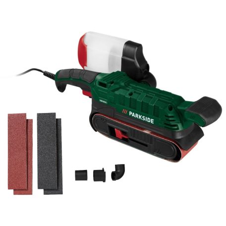 ParkSide PBS 750 A1 elektromos (vezetékes) szalagcsiszoló 750W, 200-350 méter / perc sebesség, 75 x 533 mm