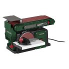 ParkSide PBTS 370 B3 elektromos 370W szalag- és tányércsiszoló, szalagcsiszoló, szalagos és tárcsás 2 az 1-ben csiszológép