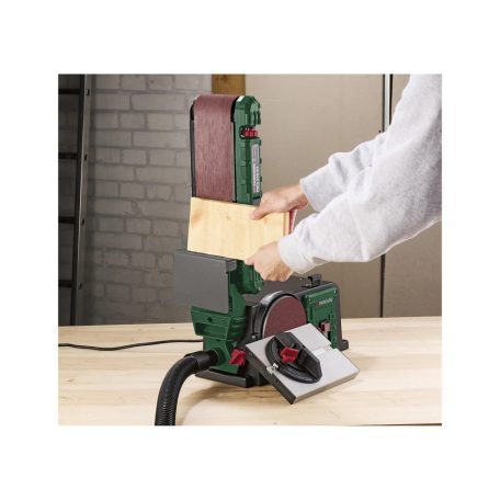 ParkSide PBTS 370 B3 elektromos 370W szalag- és tányércsiszoló, szalagcsiszoló, szalagos és tárcsás 2 az 1-ben csiszológép