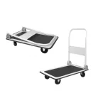 Pro Bautech 250 kg teherbírású összecsukható (összehajtható) kézikocsi, szállító kocsi, transzportkocsi, 250 kg teherbírással 920 x 610 mm PVC-s rakodó felülettel