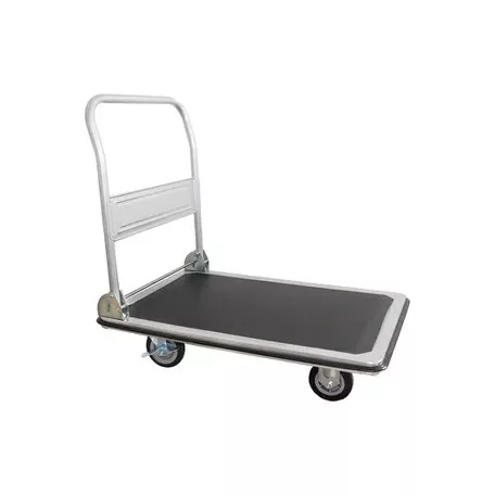 Pro Bautech 250 kg teherbírású összecsukható (összehajtható) kézikocsi, szállító kocsi, transzportkocsi, 250 kg teherbírással 920 x 610 mm PVC-s rakodó felülettel