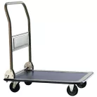 Pro Bautech 250 kg teherbírású összecsukható (összehajtható) kézikocsi, szállító kocsi, transzportkocsi, 250 kg teherbírással 920 x 610 mm PVC-s rakodó felülettel