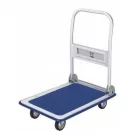 Pro Bautech 250 kg teherbírású összecsukható (összehajtható) kézikocsi, szállító kocsi, transzportkocsi, 250 kg teherbírással 920 x 610 mm PVC-s rakodó felülettel