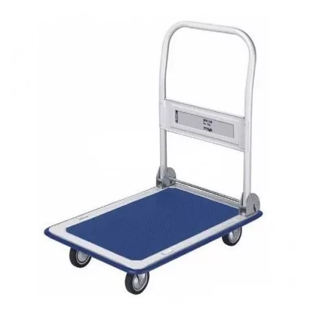 Pro Bautech 250 kg teherbírású összecsukható (összehajtható) kézikocsi, szállító kocsi, transzportkocsi, 250 kg teherbírással 920 x 610 mm PVC-s rakodó felülettel