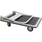 Pro Bautech 250 kg teherbírású összecsukható (összehajtható) kézikocsi, szállító kocsi, transzportkocsi, 250 kg teherbírással 920 x 610 mm PVC-s rakodó felülettel