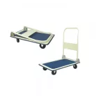 Pro Bautech 250 kg teherbírású összecsukható (összehajtható) kézikocsi, szállító kocsi, transzportkocsi, 250 kg teherbírással 920 x 610 mm PVC-s rakodó felülettel