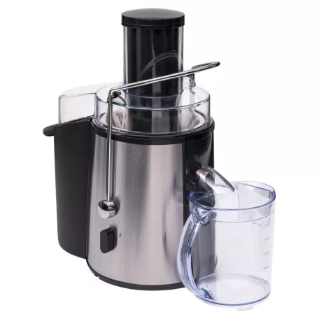 Ambiano JE-380 inox, nemesacél 850W gyümölcscentrifuga, zöldség- és gyümölcsfacsaró, Profi Ensafter, 18000 RPM, 1L
