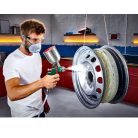 ParkSide PDFP 500 D4 Maxi sűrített levegős, pneumatikus, fém tartályos, 3,5 bar festékszóró pisztoly 10 méter légtömlővel