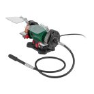 ParkSide PDFW 120 B3 elektromos 120W duplacsiszoló, csiszológép rugalmas tengellyel, csiszoló és polírozó koronggal,  flexibilis köszörű szárral