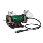 ParkSide PDFW 120 B3 elektromos 120W duplacsiszoló, csiszológép rugalmas tengellyel, csiszoló és polírozó koronggal,  flexibilis köszörű szárral