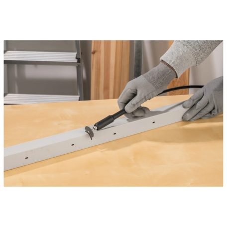 ParkSide PDFW 120 B3 elektromos 120W duplacsiszoló, csiszológép rugalmas tengellyel, csiszoló és polírozó koronggal,  flexibilis köszörű szárral