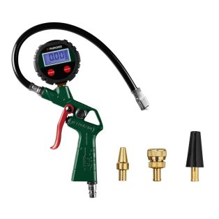   ParkSide PDLD 10 A1 digitális abroncstöltő, sűrített levegős (kompresszor) tartozék készlet max. 10 bar nyomáshoz