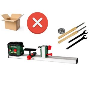   Motorhibás, használt ParkSide PDM 600 C3 LATHE elektromos 600W esztergagép, faeszterga, esztergapad max. 60 cm hosszú 25 cm átmérőjű fa megmunkálására