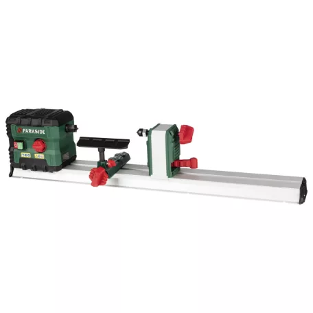 Hibás, használt ParkSide PDM 600 C3 LATHE elektromos 600W esztergagép, faeszterga, esztergapad max. 60 cm hosszú 25 cm átmérőjű fa megmunkálására