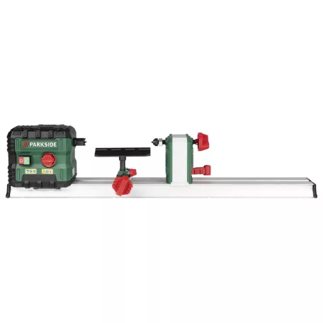 Hibás, használt ParkSide PDM 600 C3 LATHE elektromos 600W esztergagép, faeszterga, esztergapad max. 60 cm hosszú 25 cm átmérőjű fa megmunkálására