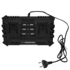   ParkSide PDSLG 20 A1 4Ah SMART SZETT X20V Team 200W 4.5A dupla akkumulátor gyorstöltő, kettős akkutöltő + 2 db PAPS 204 A1 / PAPP 204 A1 20V 4Ah Smart akku