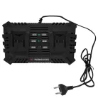 ParkSide PDSLG 20 A1 4Ah SMART SZETT X20V Team 200W 4.5A dupla akkumulátor gyorstöltő, kettős akkutöltő + 2 db PAPS 204 A1 / PAPP 204 A1 20V 4Ah Smart akku