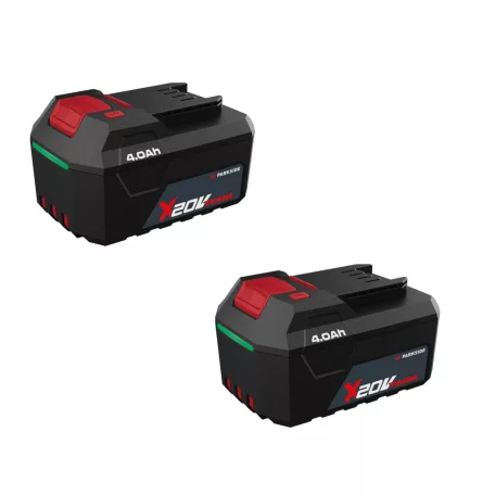 ParkSide PDSLG 20 4Ah SZETT X20V Team 200W 4.5A dupla akkumulátor gyorstöltő, kettős akkutöltő + 2 db PAP 204 A1 / PAP 20 B3 2 0V 4Ah akku