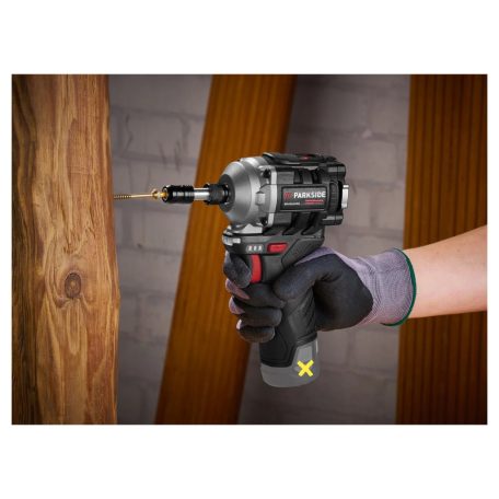 ParkSide Performance PDSSAP 12 A1 SOLO Brushless X12V akkus, 170 Nm kefementes ütvecsavarozó, akku és töltő nélkül, prémium kofferben