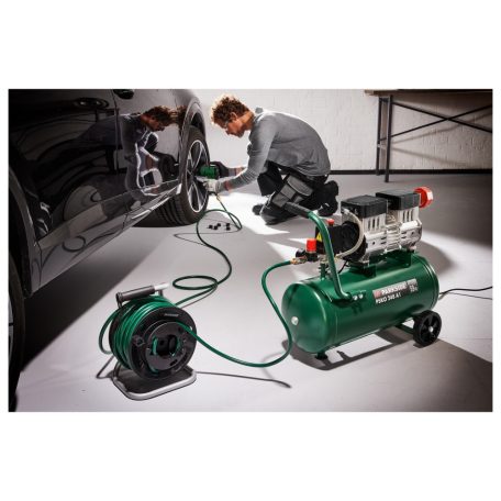 ParkSide PDSS 310 C6 pneumatikus, sűrített levegős ütvecsavarozó, kerékkulcs, légkulcs kofferben, 6.3 bar, 4 fokozat, 10 dugókulcsfej