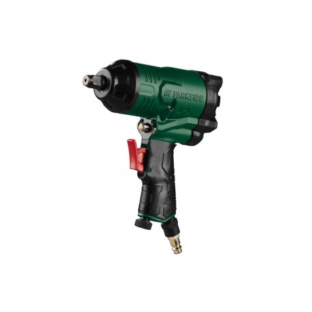 ParkSide PDSS 310 C6 pneumatikus, sűrített levegős ütvecsavarozó, kerékkulcs, légkulcs kofferben, 6.3 bar, 4 fokozat, 10 dugókulcsfej