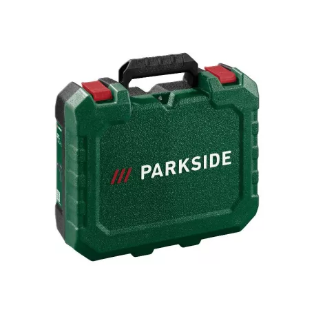 BONTOTT ParkSide PDSS 850 A1 850 Nm pneumatikus, sűrített levegős ütvecsavarozó, kerékkulcs, légkulcs kofferben, 6.3 bar, 4 fokozat, 3 dugókulcsfej (enyhén sérült kofferben)