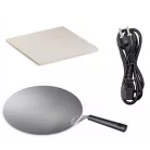 Princess Pro Max PD-4980SX kompakt 2100W 15L elektromos pizzasütő kemence 400 °C pizzabox, pizzakemence 5 programmal, lapáttal, 30 cm pizzához (112780)