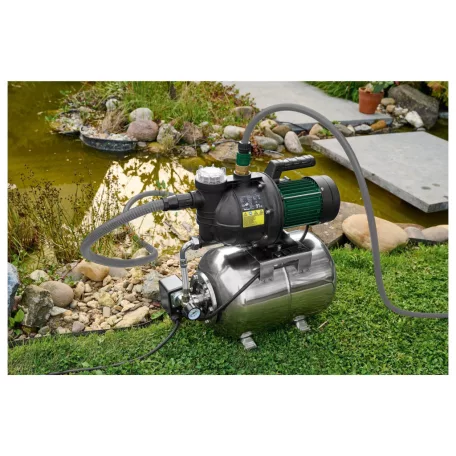 ParkSide PEHWW 1300 A1 1300W 24 liter INOX, nemesacél tartályos házi vízellátó, házi vízmű 83 liter / perc, Hmax: 50 méter