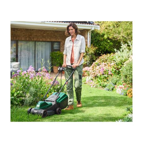 ParkSide PERM 1300 A1 Turbo Power 1300W 32 cm elektromos fűnyíró, fűgyűjtős fűnyírógép 3 vágásmagasság fokozattal 20 / 40 / 60 mm (502608)