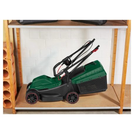 ParkSide PERM 1300 A1 Turbo Power 1300W 32 cm elektromos fűnyíró, fűgyűjtős fűnyírógép 3 vágásmagasság fokozattal 20 / 40 / 60 mm (502608)