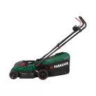 ParkSide PERM 1500 B2 1500W 36 cm elektromos fűnyíró, 40L fűgyűjtős fűnyírógép Turbo Power motorral, központi vágásmagasság állítással 25-75 mm között