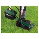 ParkSide PERM 1500 B2 1500W 36 cm elektromos fűnyíró, 40L fűgyűjtős fűnyírógép Turbo Power motorral, központi vágásmagasság állítással 25-75 mm között