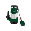    Parkside PETPS 1100 A1 inox, nemesacél 1100W 20.000 l/óra kerti szivattyú, szennyvízszivattyú (búvárszivattyú) úszókapcsolóval (PTPS 1100)