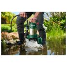  Parkside PETPS 1100 A1 inox, nemesacél 1100W 20.000 l/óra kerti szivattyú, szennyvízszivattyú (búvárszivattyú) úszókapcsolóval (PTPS 1100)