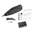 ParkSide PFBS 12 C7 12V 1,3 Ah Li-ion akkus panelfúró, 50  darabos multicsiszoló készlet praktikus tároló kofferben