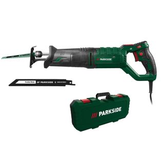   ParkSide PFS 850 C3 850W elektromos, vezetékes kardfűrész, orrfűrész, szablyafűrész 2 fűrészlappal (fémhez és fához)